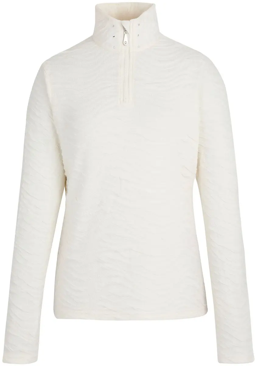 Glamourize middenlaag isolerende actieve fleecetrui met 1/4 rits voor dames