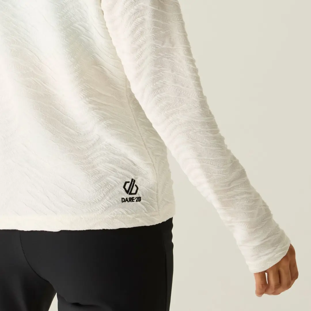Glamourize middenlaag isolerende actieve fleecetrui met 1/4 rits voor dames - afbeelding 6 van 6