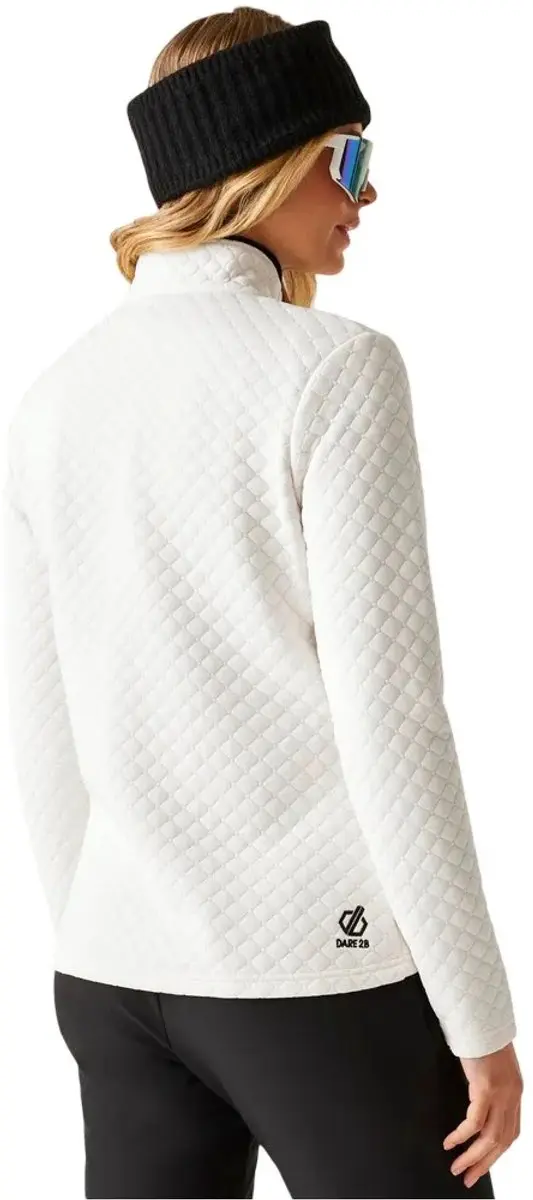 Glamourize middenlaag isolerende actieve fleecetrui met 1/4 rits voor dames - afbeelding 2 van 6