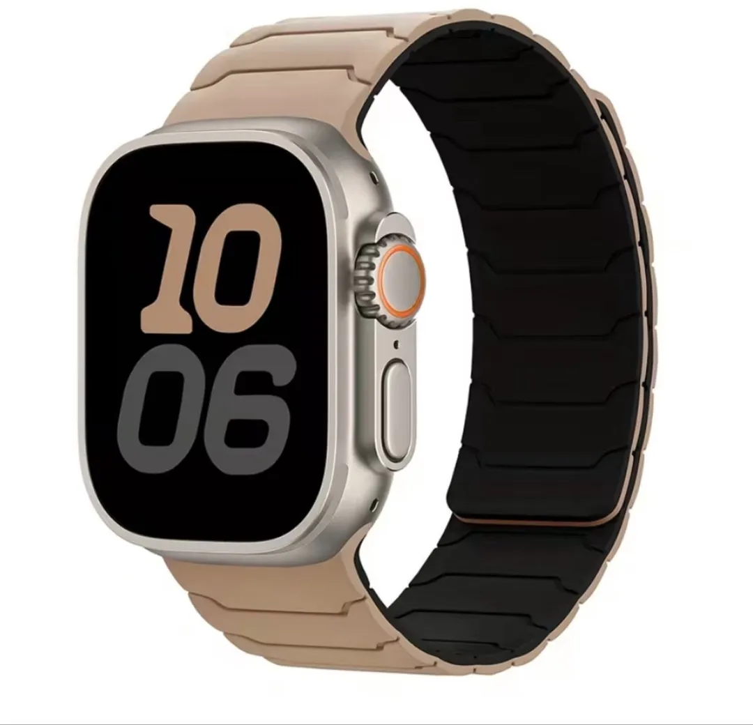 NUVEX Melkthee Zwart Horlogebandje Apple Watch 38-42mm