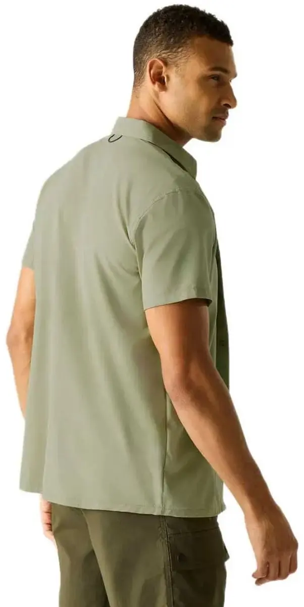 Regatta Travel Light Heren Insectenwerend Reisshirt - 4XL - Groen - afbeelding 4 van 6