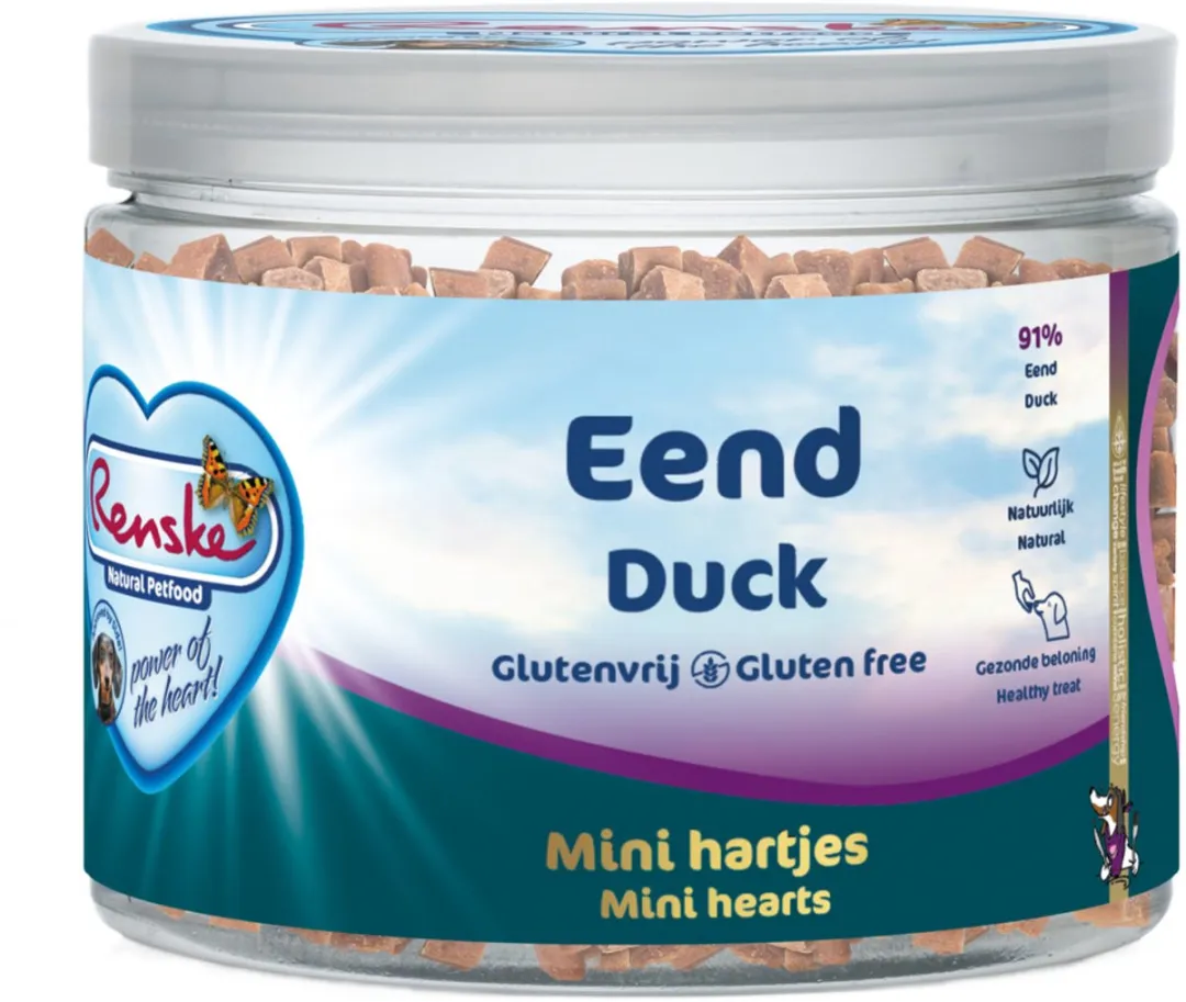 Renske Gezonde Beloning Hartjes Hondensnacks - 12 Stuks