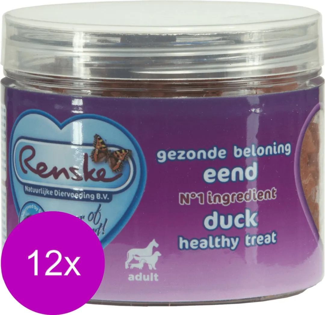 Renske Gezonde Beloning Hartjes Hondensnacks - 12 Stuks