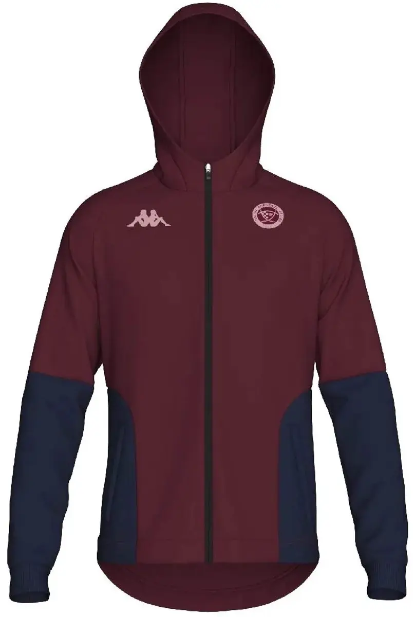 Kappa Union Bordeaux-Bègles Hoodie 2025/26 - Rood - afbeelding 3 van 4