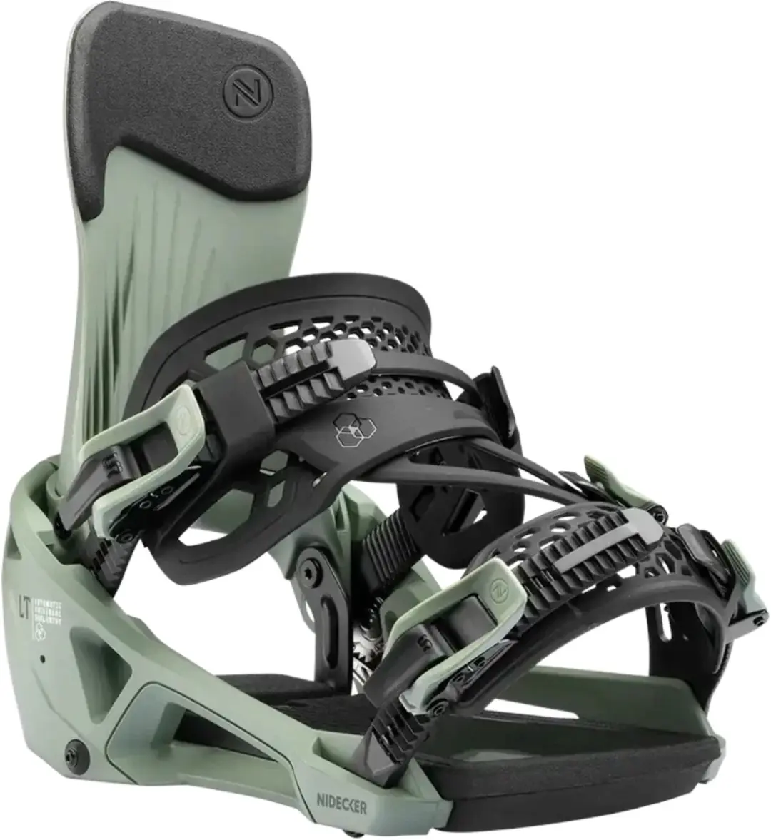 Nidecker LT Supermatic Snowboardbindingen - Groen XL - afbeelding 3 van 3