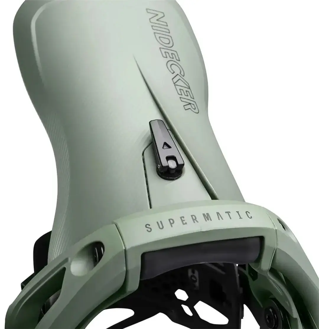 Nidecker LT Supermatic Snowboardbindingen - Groen XL - afbeelding 2 van 3