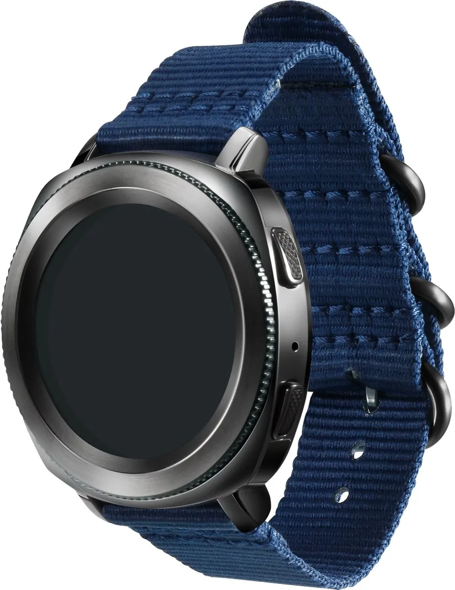 Samsung Gear Sport Nato Armband - Navy Blue