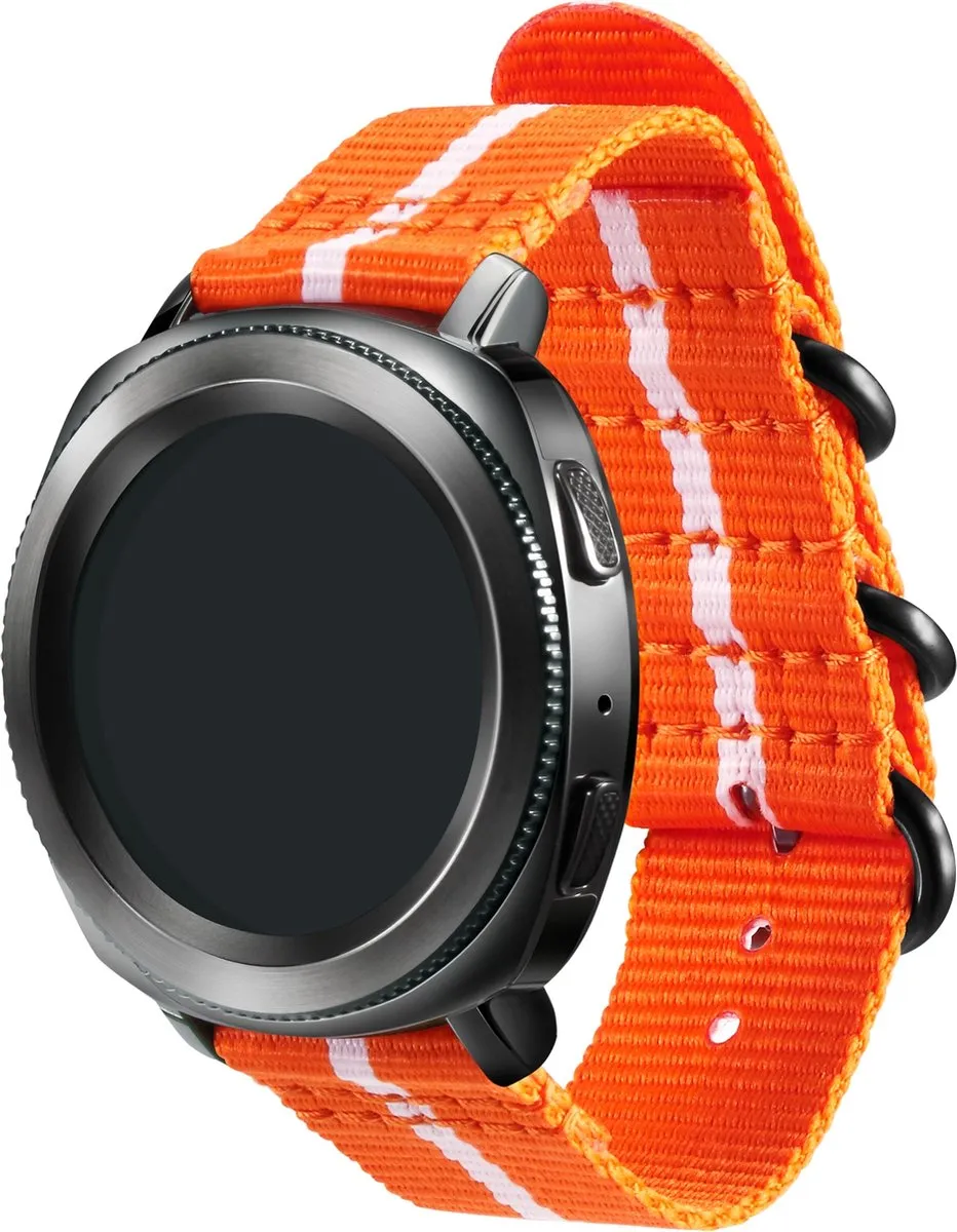Samsung Nylon Bandje Gear Sport - Oranje