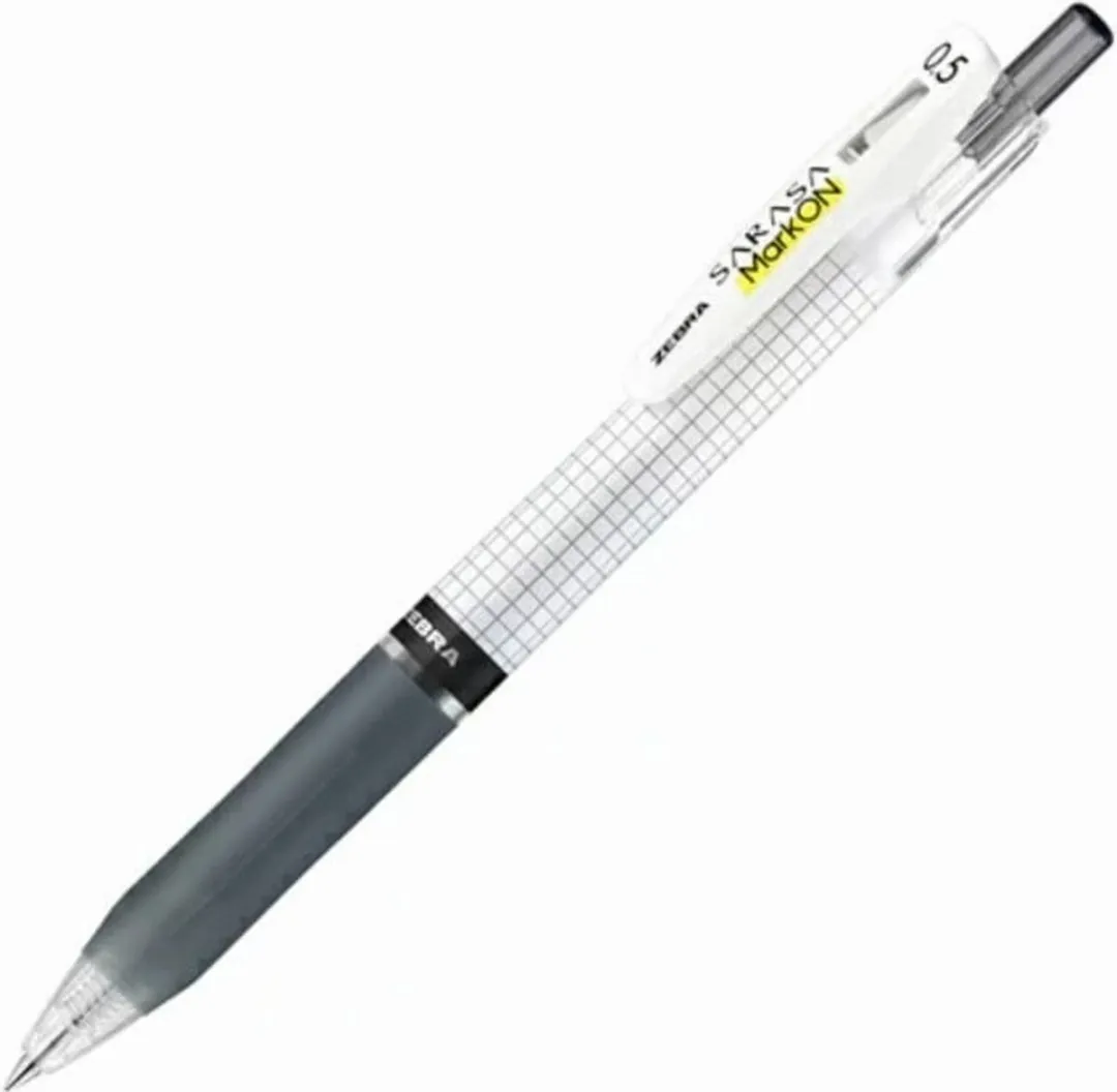 Zebra Sarasa Mark On Gelpen 0.5 - Zwart