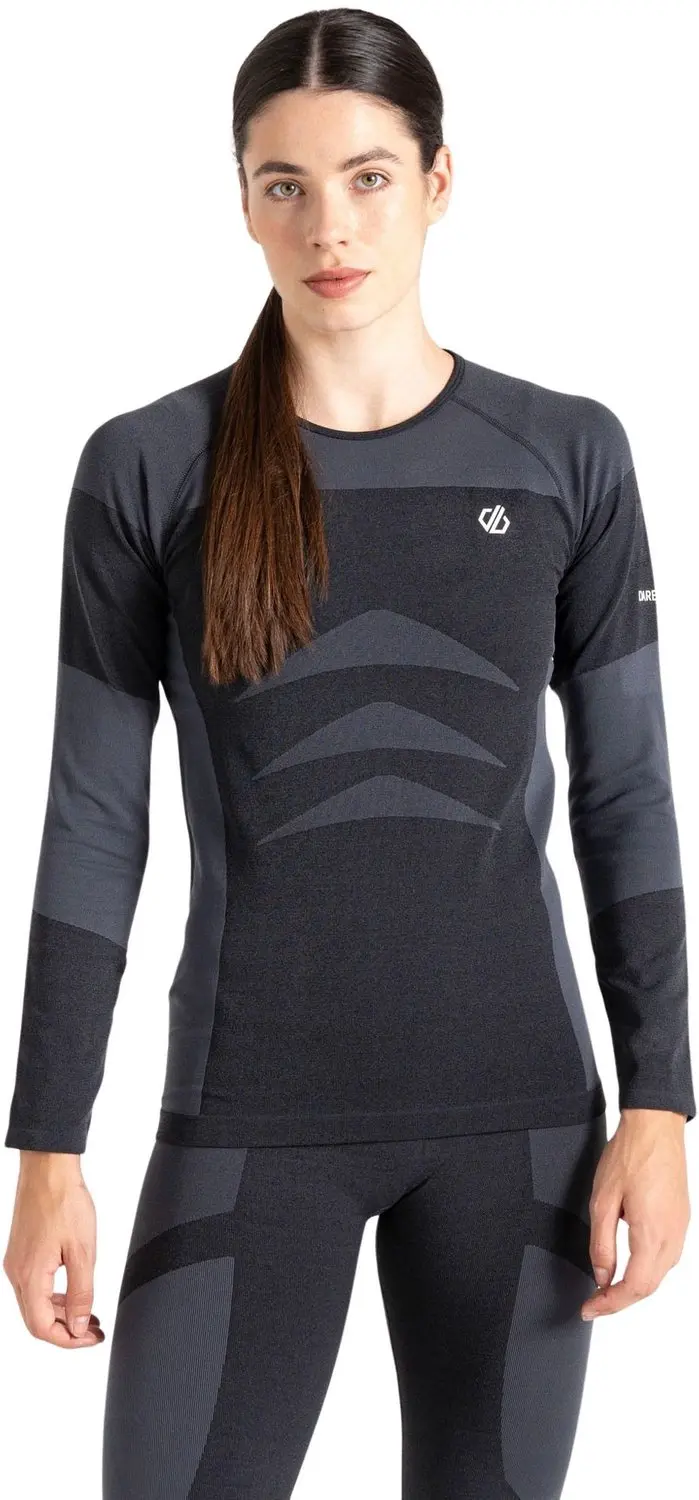 Dare 2b In The Zone III Thermoset Dames Set - Zwart/Donkergrijs - L - afbeelding 4 van 6