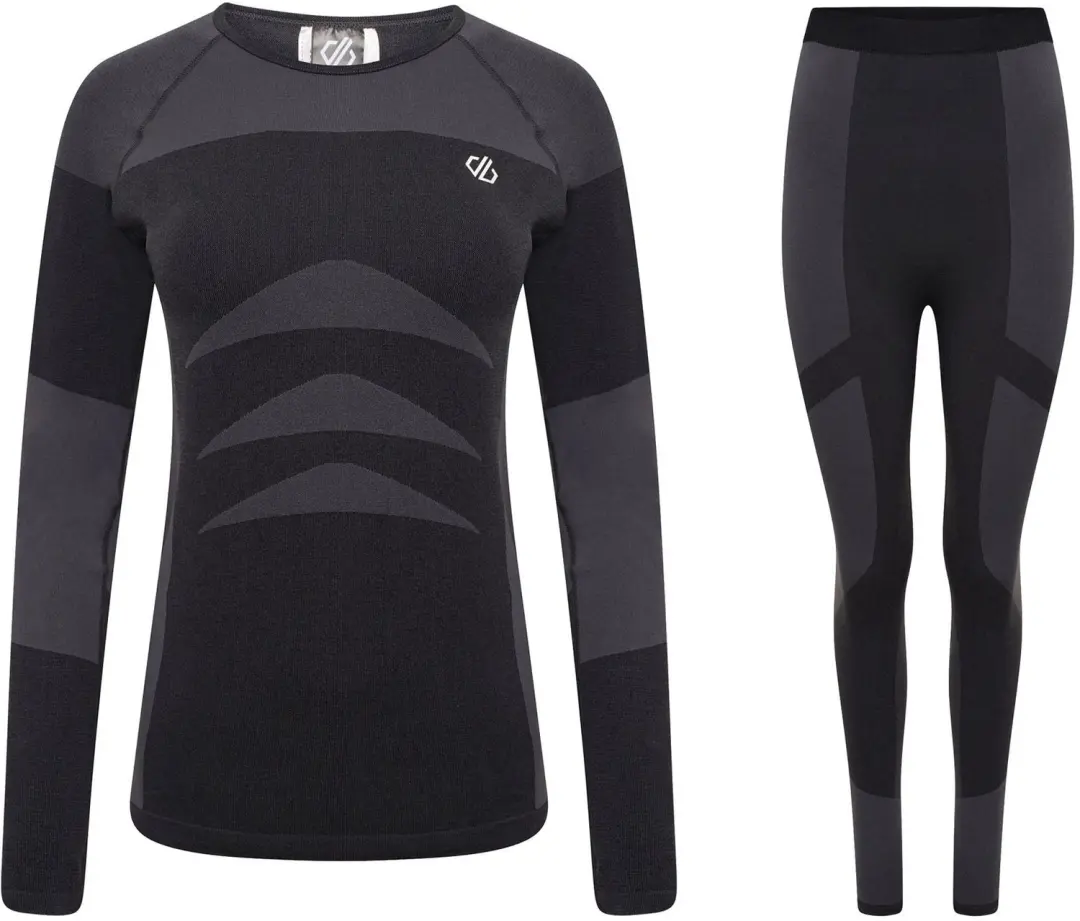 Dare 2b In The Zone III Thermoset Dames Set - Zwart/Donkergrijs - L - afbeelding 5 van 6