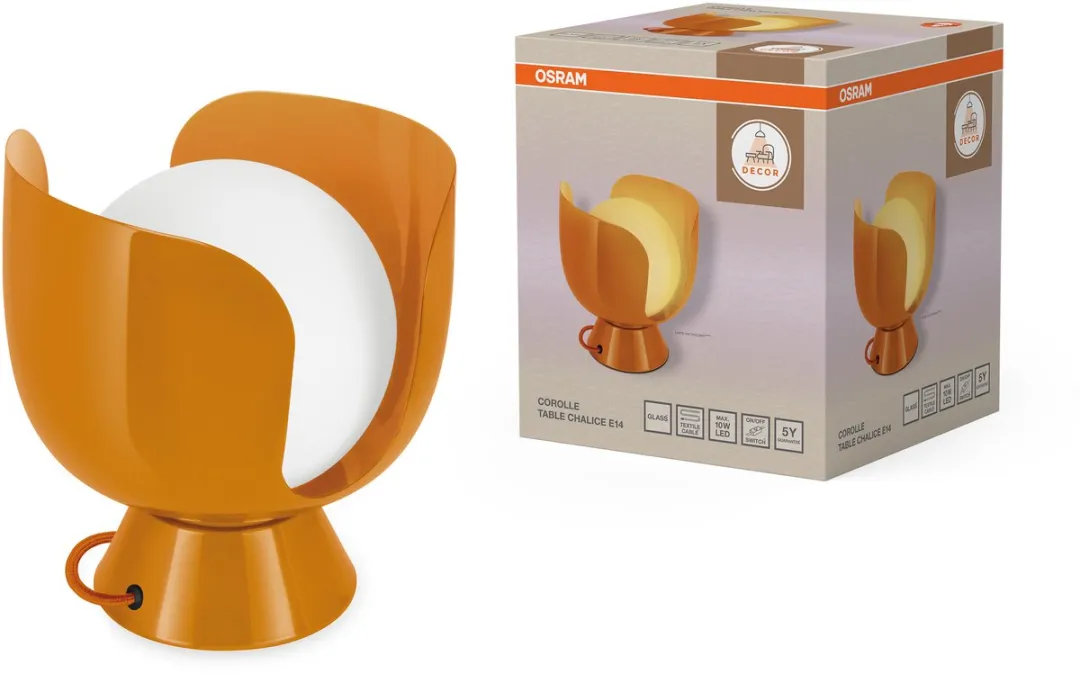 Osram Decor Corolle Tafellamp E14 - Oranje