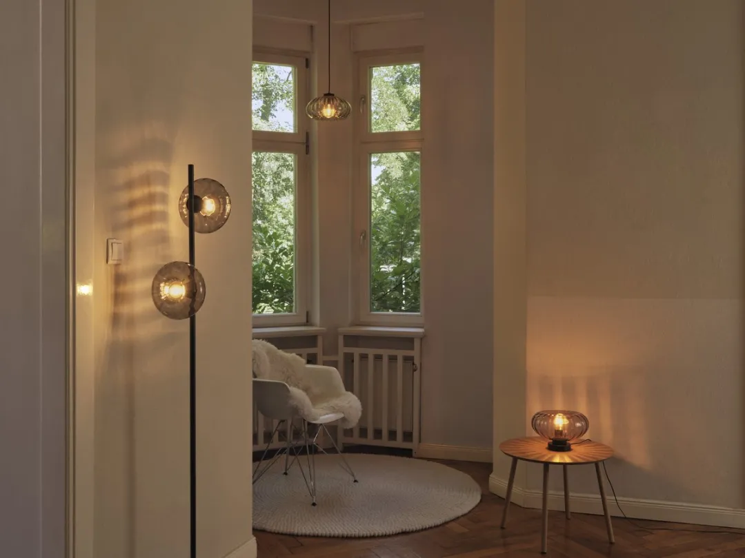 Osram Decor Rookglas Tafellamp E27 - 280mm - Zwart - afbeelding 6 van 6