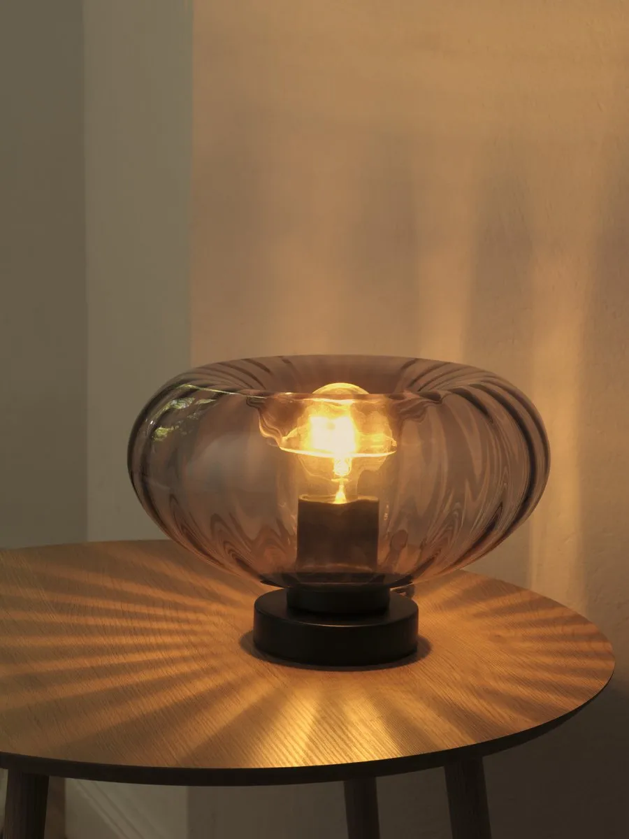 Osram Decor Rookglas Tafellamp E27 - 280mm - Zwart