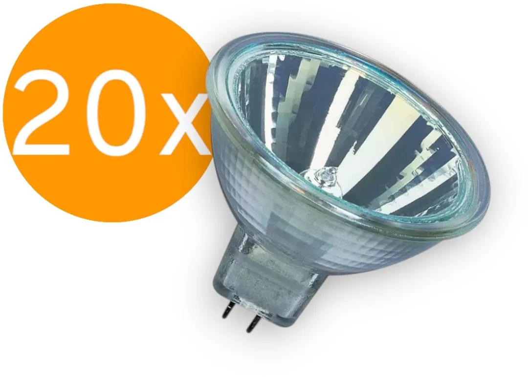 Osram Decostar Basic 51s MR16 20W 36° Halogeenlamp - 20 Stuks