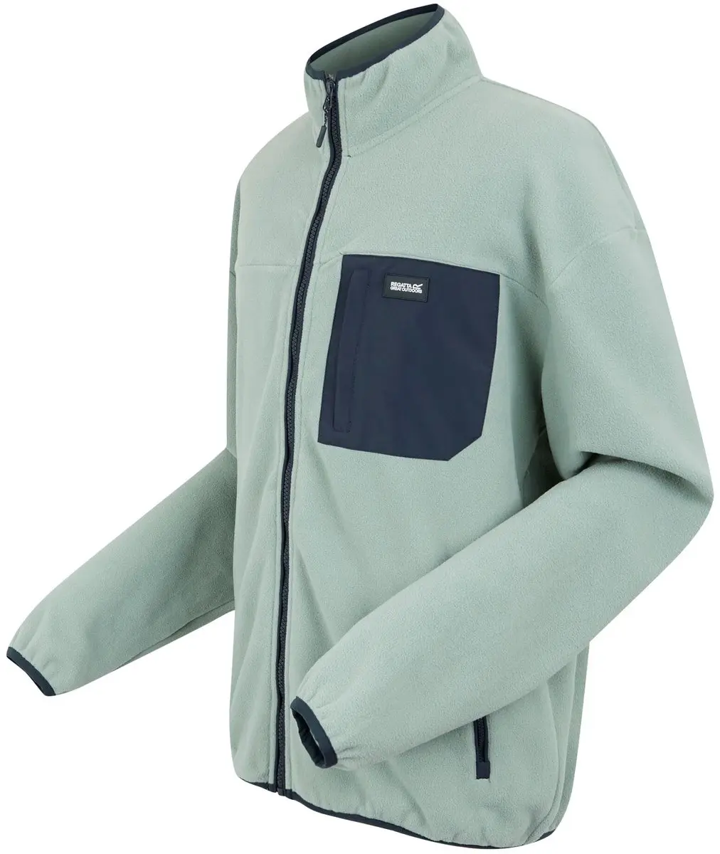 Regatta Frankie Heren Fleece met Rits - Grijs - afbeelding 6 van 6