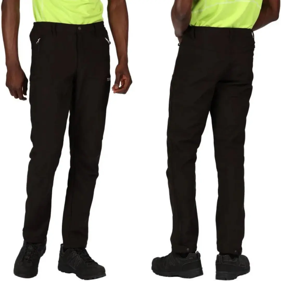 Regatta Geo II Waterdichte Heren Broek - Zwart - 42 - afbeelding 3 van 6