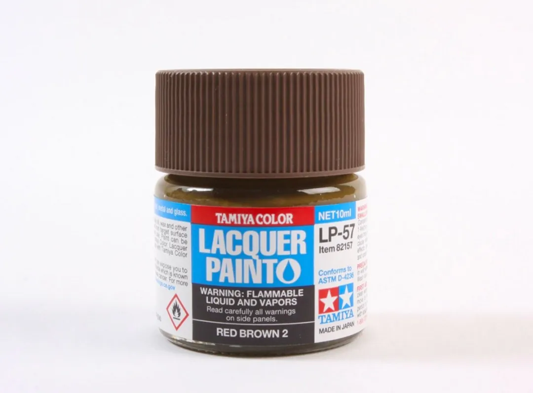 Tamiya LP-57 Red Brown Enamel Verf 10ml