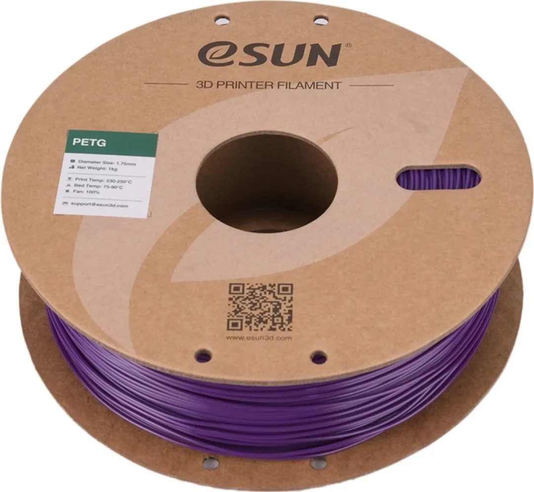 eSun PETG Massief paars / Solid purple 1 kg - 1.75mm - 3D printer filament - Flevo Print