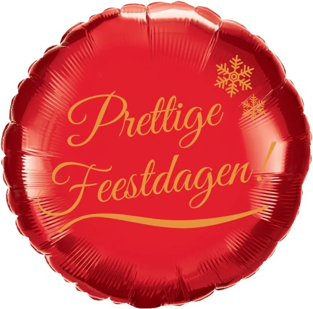 Prettige Feestdagen Folieballon, 45 cm