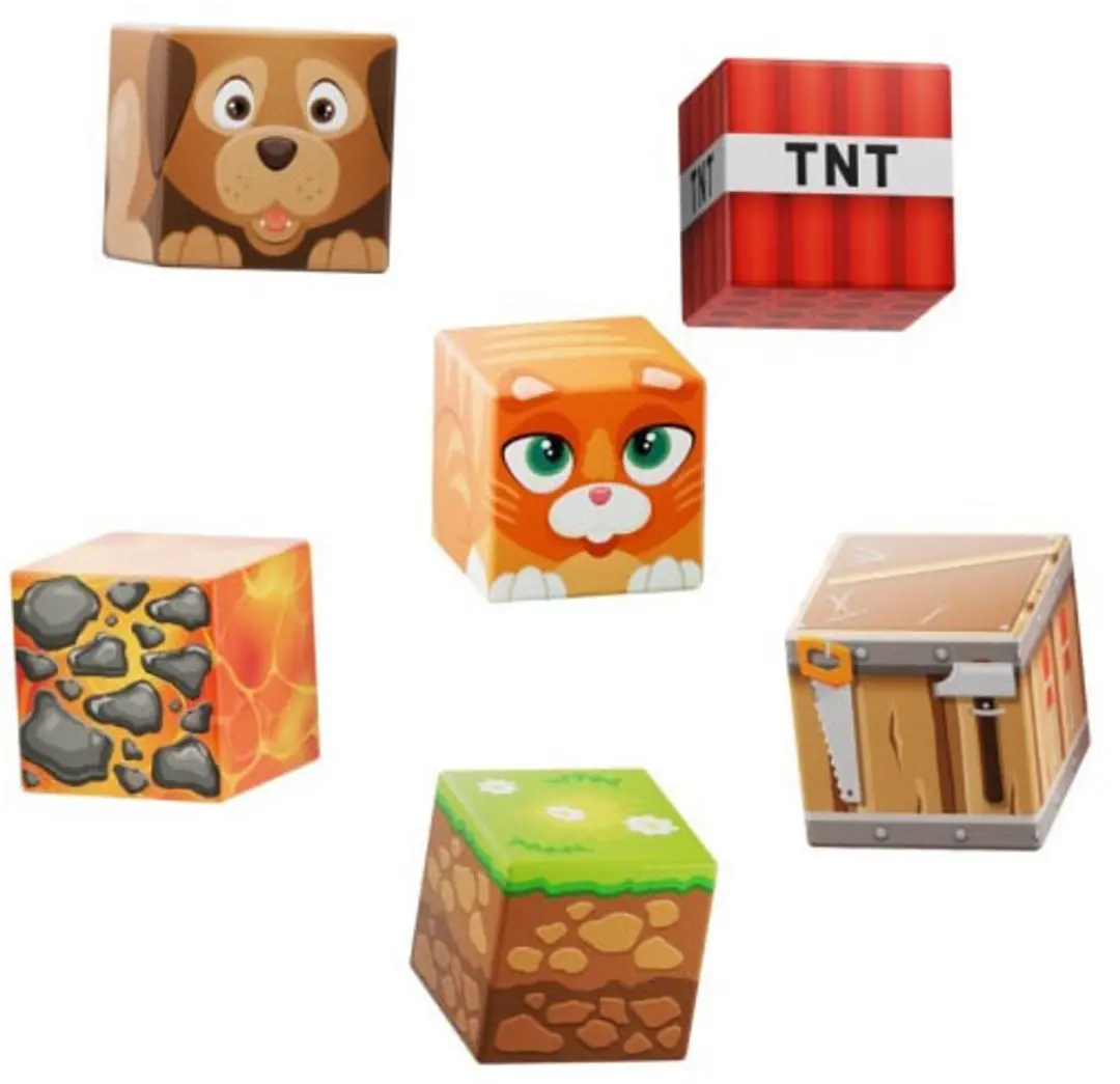 Toi-Toys CraftBlocks Magneetkubussen 100-delig - afbeelding 3 van 3