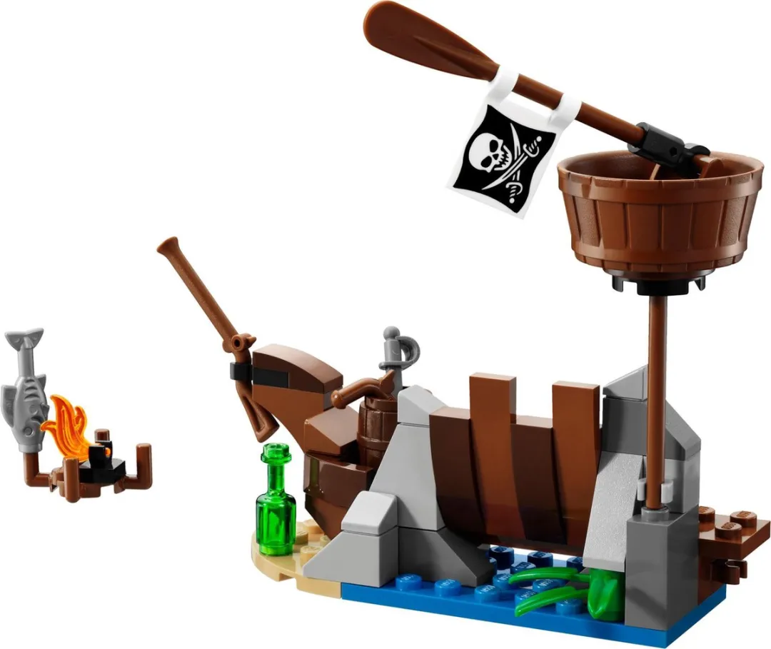 LEGO Pirates Schipbreuk Verdediging 70409 - 84 Stukken