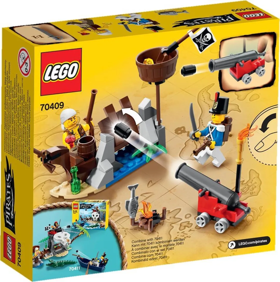 LEGO Pirates Schipbreuk Verdediging 70409 - 84 Stukken