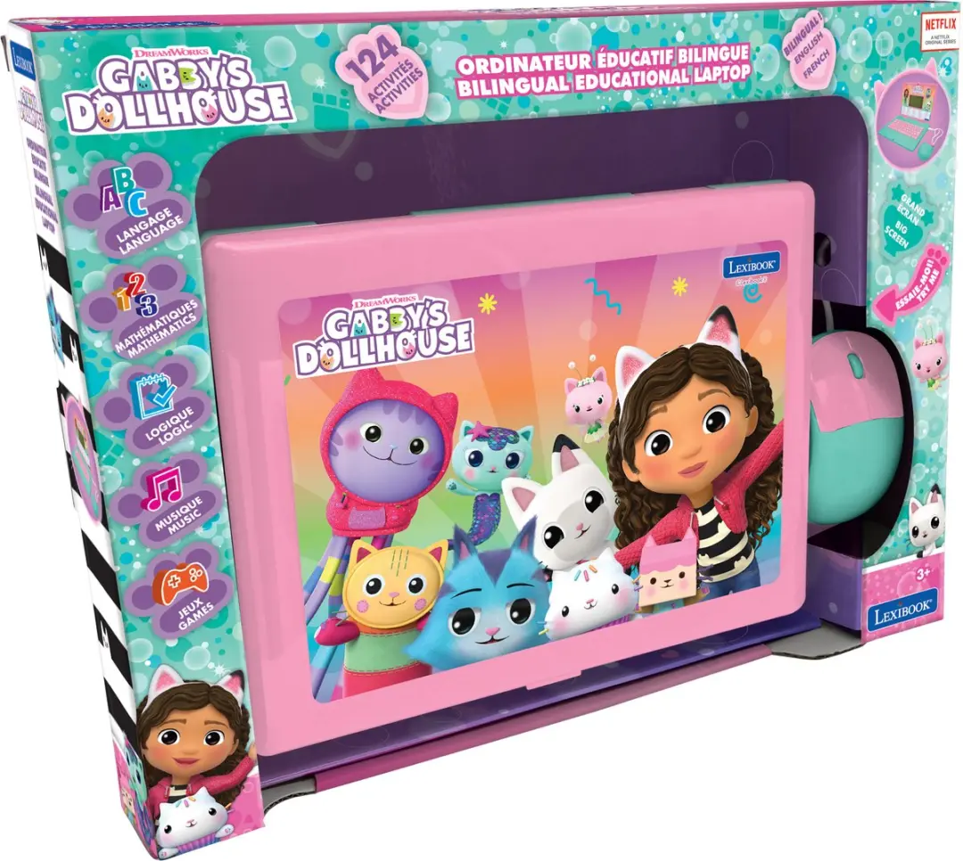 Ordinateur portable éducatif bilingue Gabby et la Maison Magique (FR/EN)