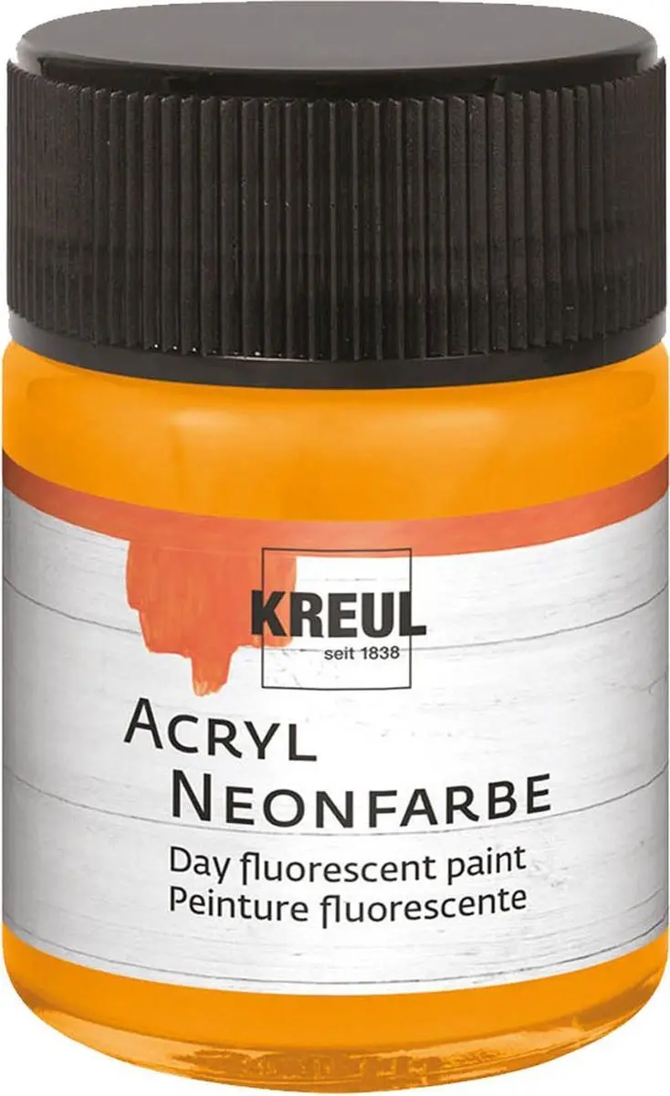 Kreul Neon Oranje Acrylverf 50ml