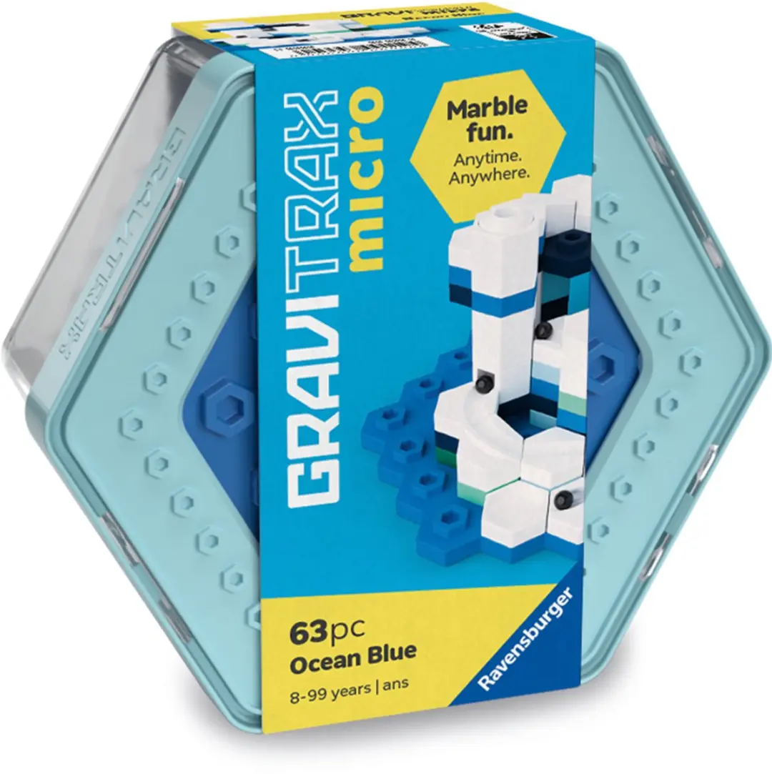 Ravensburger GraviTrax micro Ocean Blue Knikkerbaan Bouwset - 63 Onderdelen - afbeelding 5 van 6