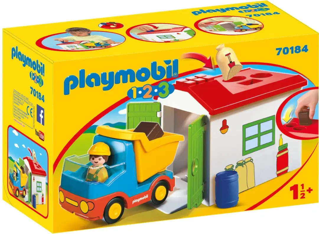 Playmobil 1.2.3 Sorteergarage