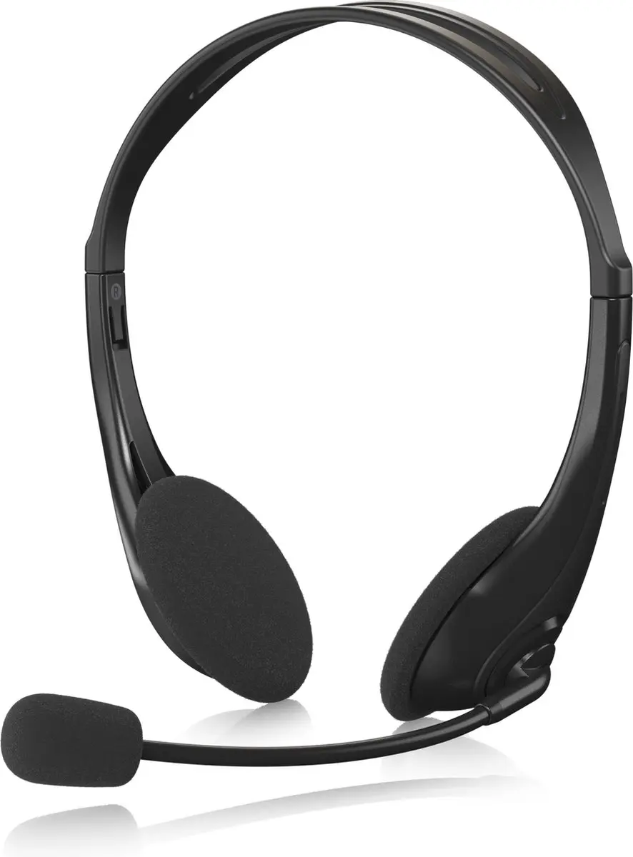 Behringer HS20 Koptelefoon met Microfoon - Bedraad USB-A - Zwart - afbeelding 2 van 4