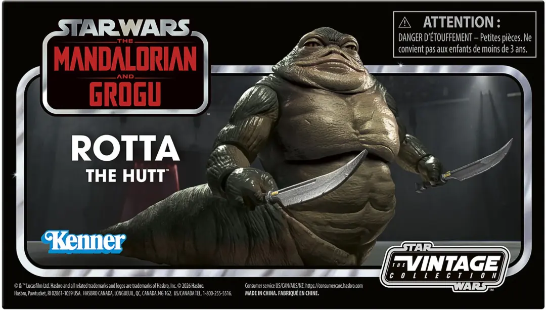 Hasbro Star Wars Vintage Collection Rotta the Hutt Actiefiguur 10cm - afbeelding 3 van 6