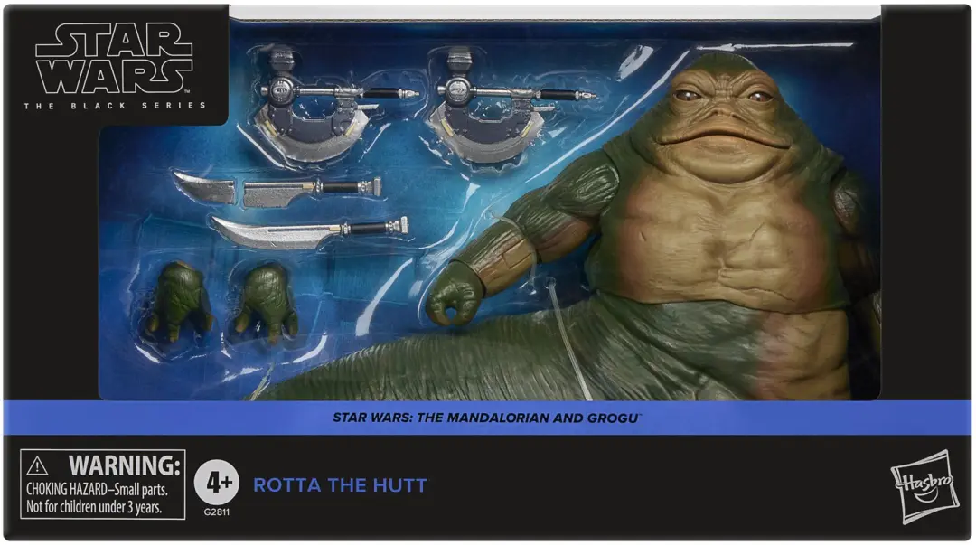 Hasbro Star Wars The Black Series Rotta the Hutt Actiefiguur - afbeelding 2 van 6