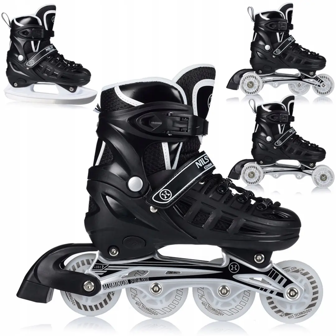 Verstelbare 4-in-1 Kinder Schaatsen/Skeelers met LED Wielen