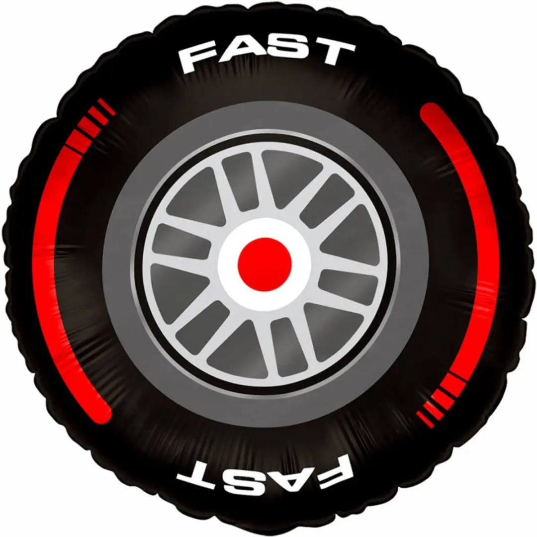 Race autoband Folieballon, 18 inch (45cm)
