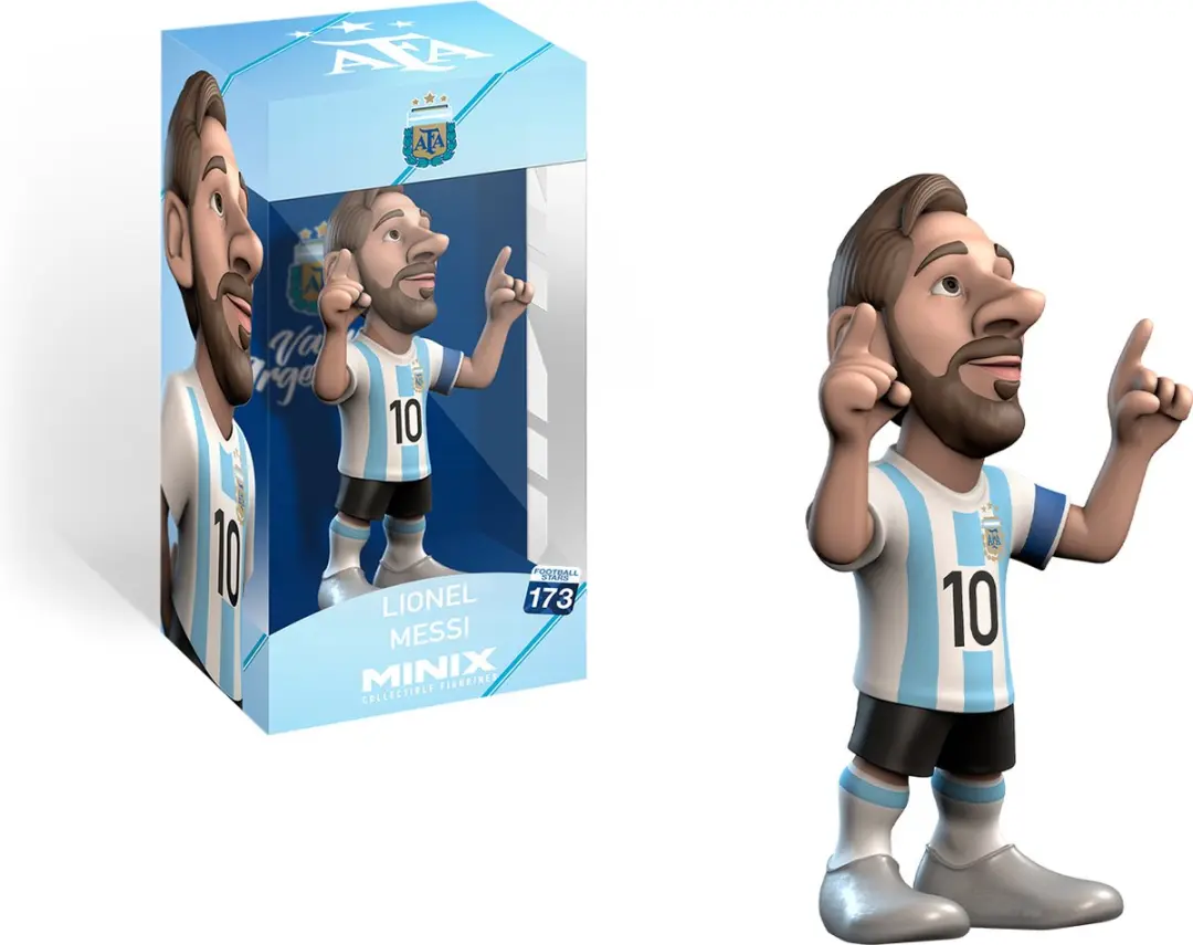 MINIX Football Stars #173 Lionel Messi Argentinië figuur 12cm - afbeelding 2 van 6