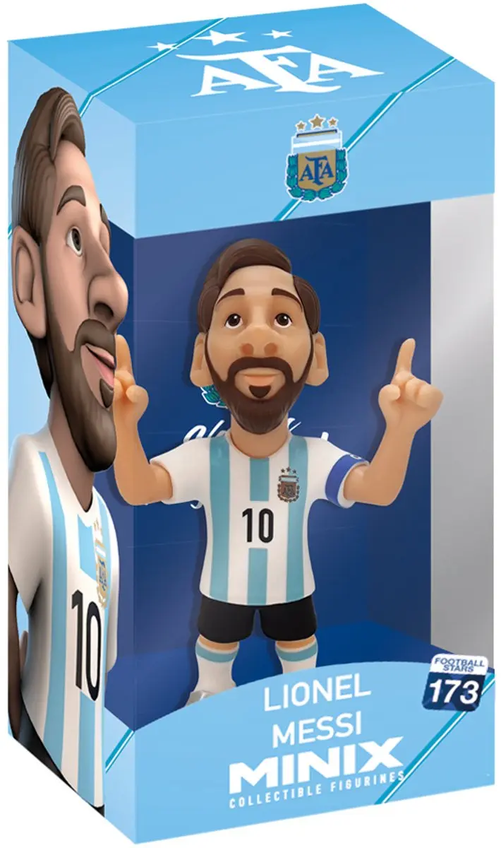 MINIX Football Stars #173 Lionel Messi Argentinië figuur 12cm - afbeelding 6 van 6