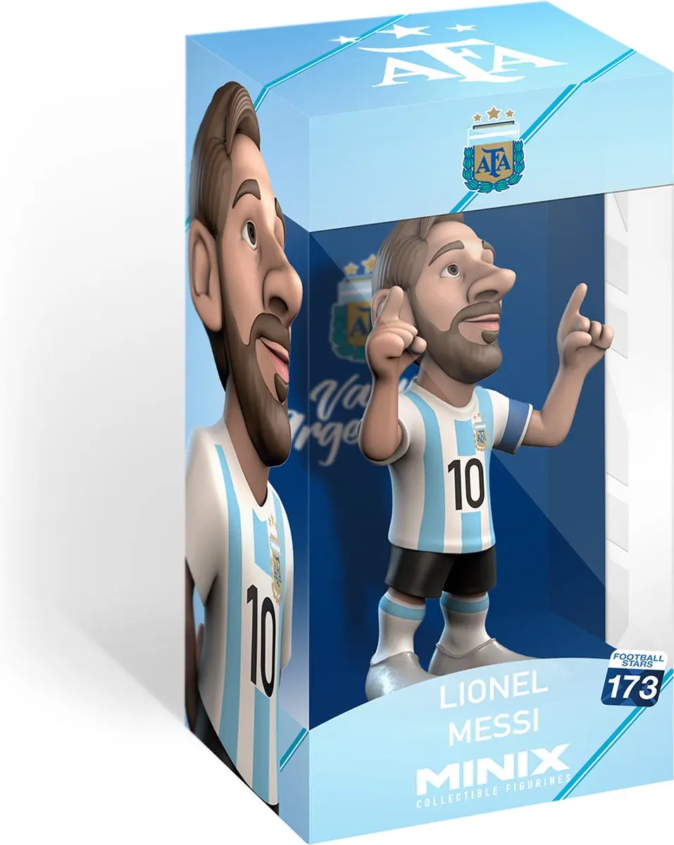 MINIX Football Stars #173 Lionel Messi Argentinië figuur 12cm - afbeelding 5 van 6