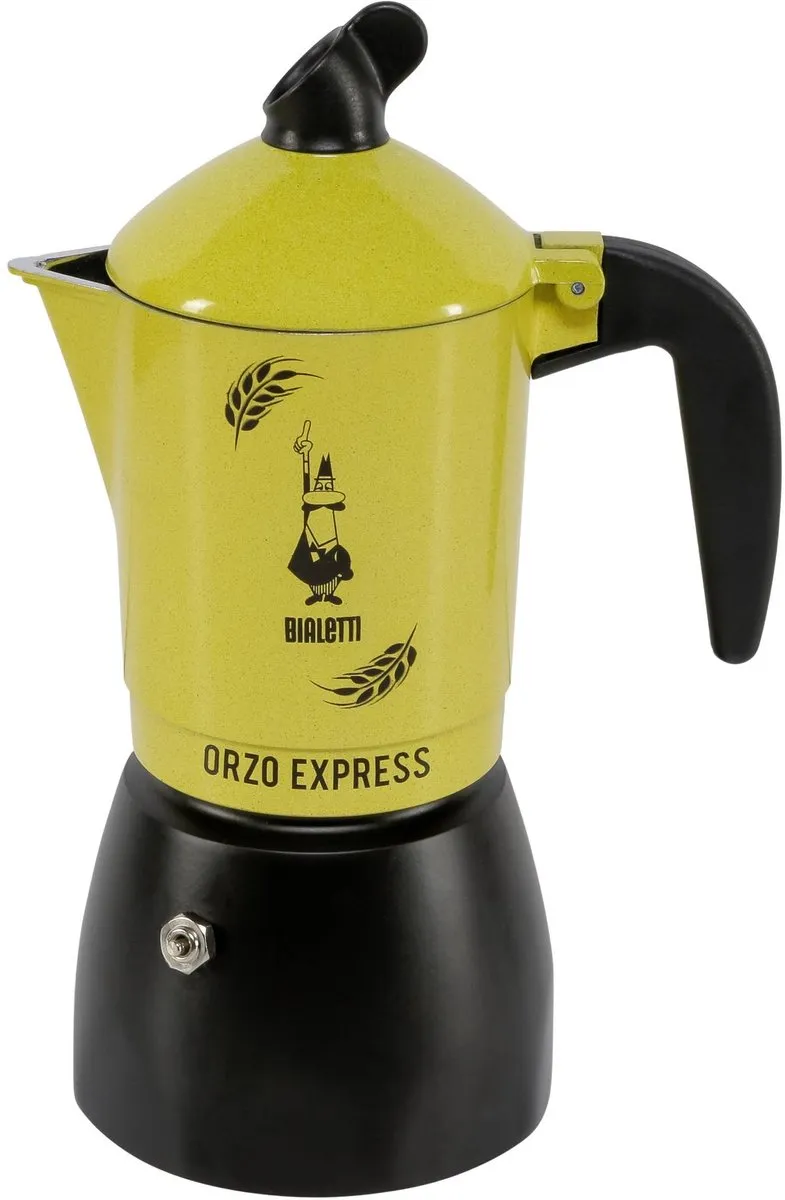 Bialetti Orzo Express Moka Express - 4 Kopjes - Zwart