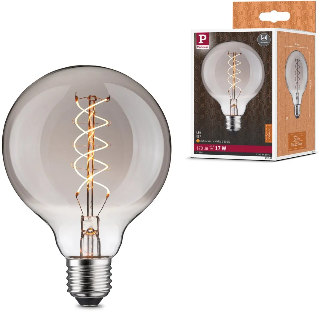 Paulmann Rustic Shine LED Globe 4,2W 1800K