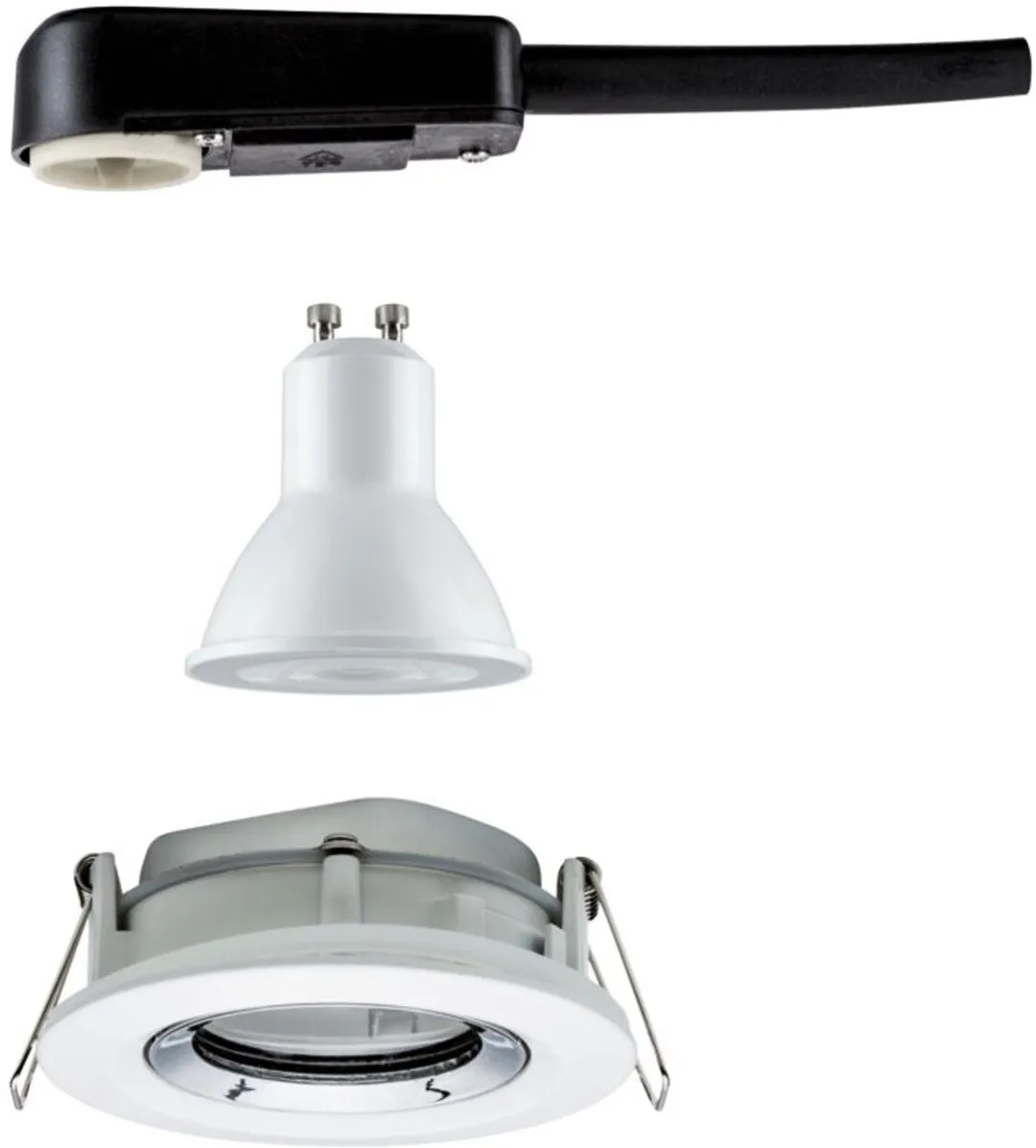 Paulmann Nova Plus LED-inbouwlamp GU10 6W 470lm 4000K - 3 Stuks - Ø93mm - IP65