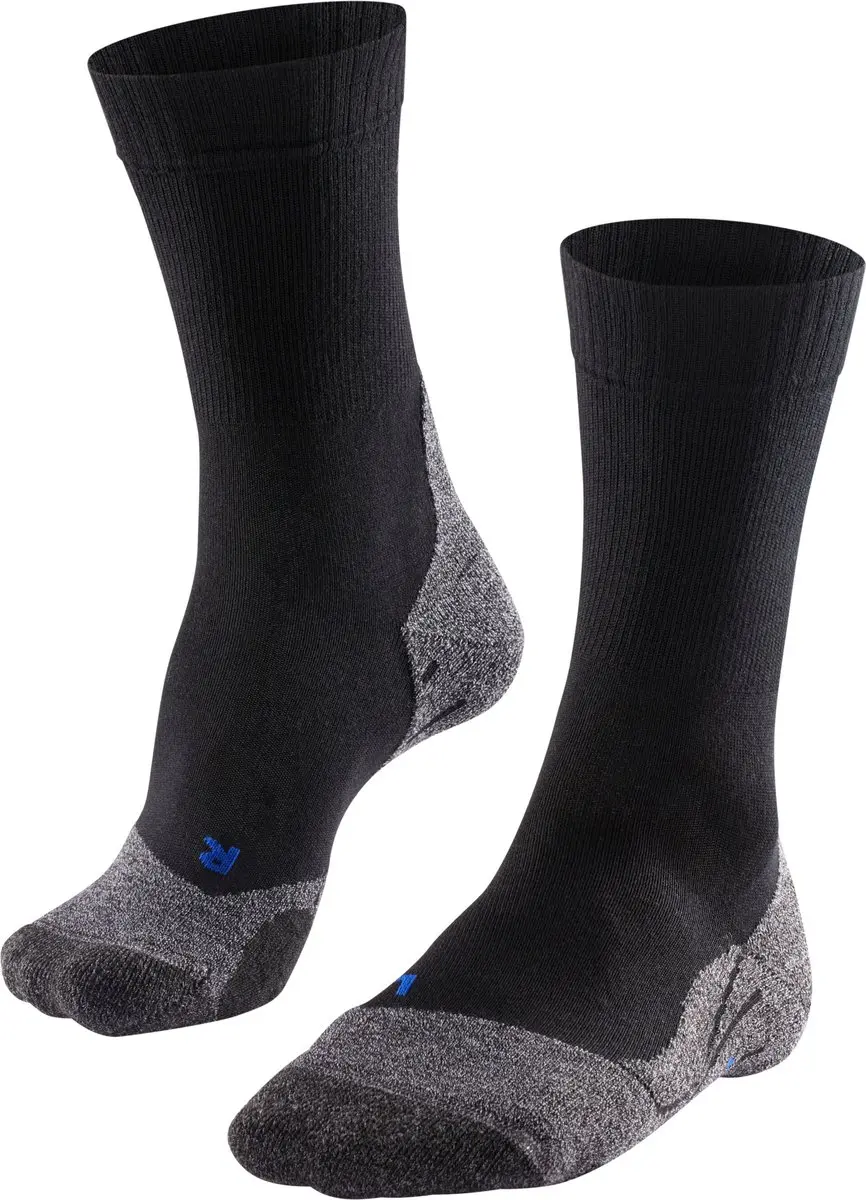 FALKE TK2 Cool anti-blaar dik lyocell functioneel materiaal wandelsokken dames zwart - maat 43-44