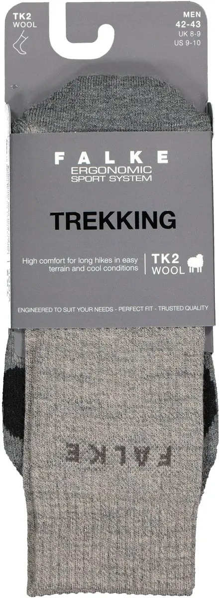 FALKE TK2 Explore Wool Wandelsokken - Beige - 42-43 - afbeelding 3 van 6