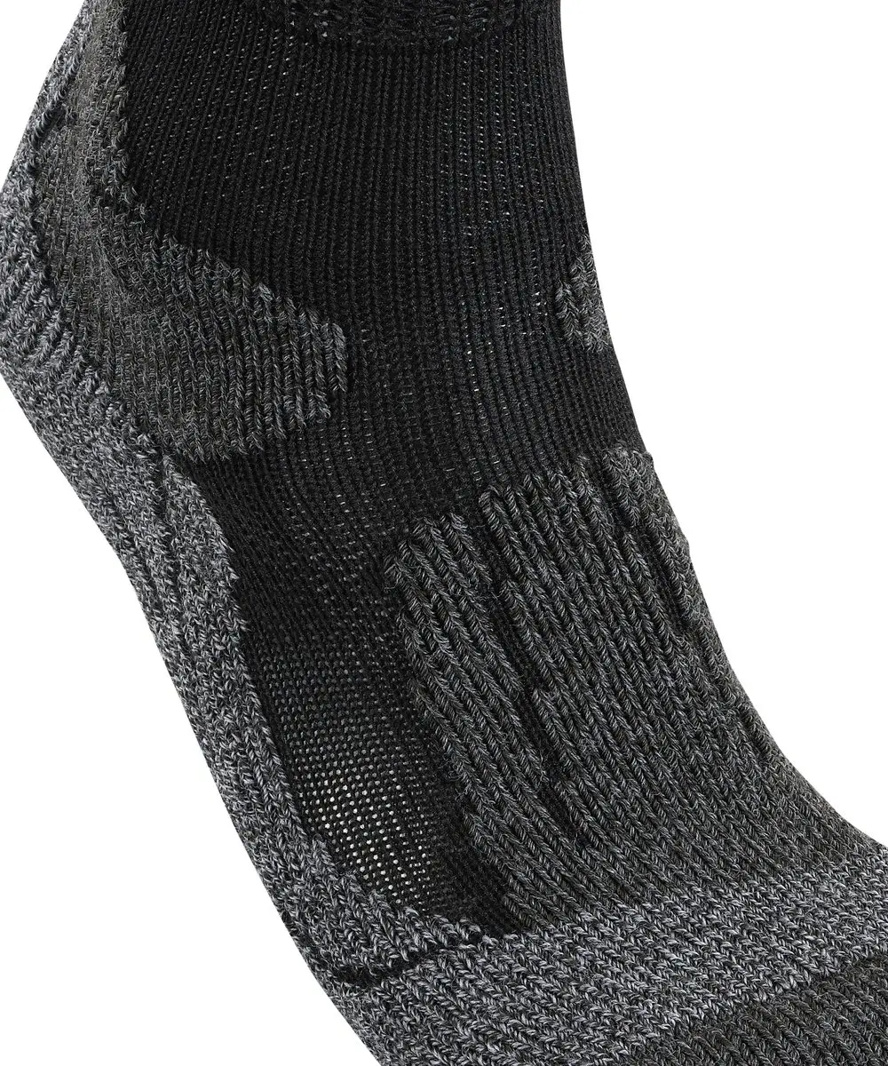 FALKE TK1 Cool anti-blaar dik lyocell functioneel materiaal wandelsokken heren zwart - maat 42-43 - afbeelding 4 van 6