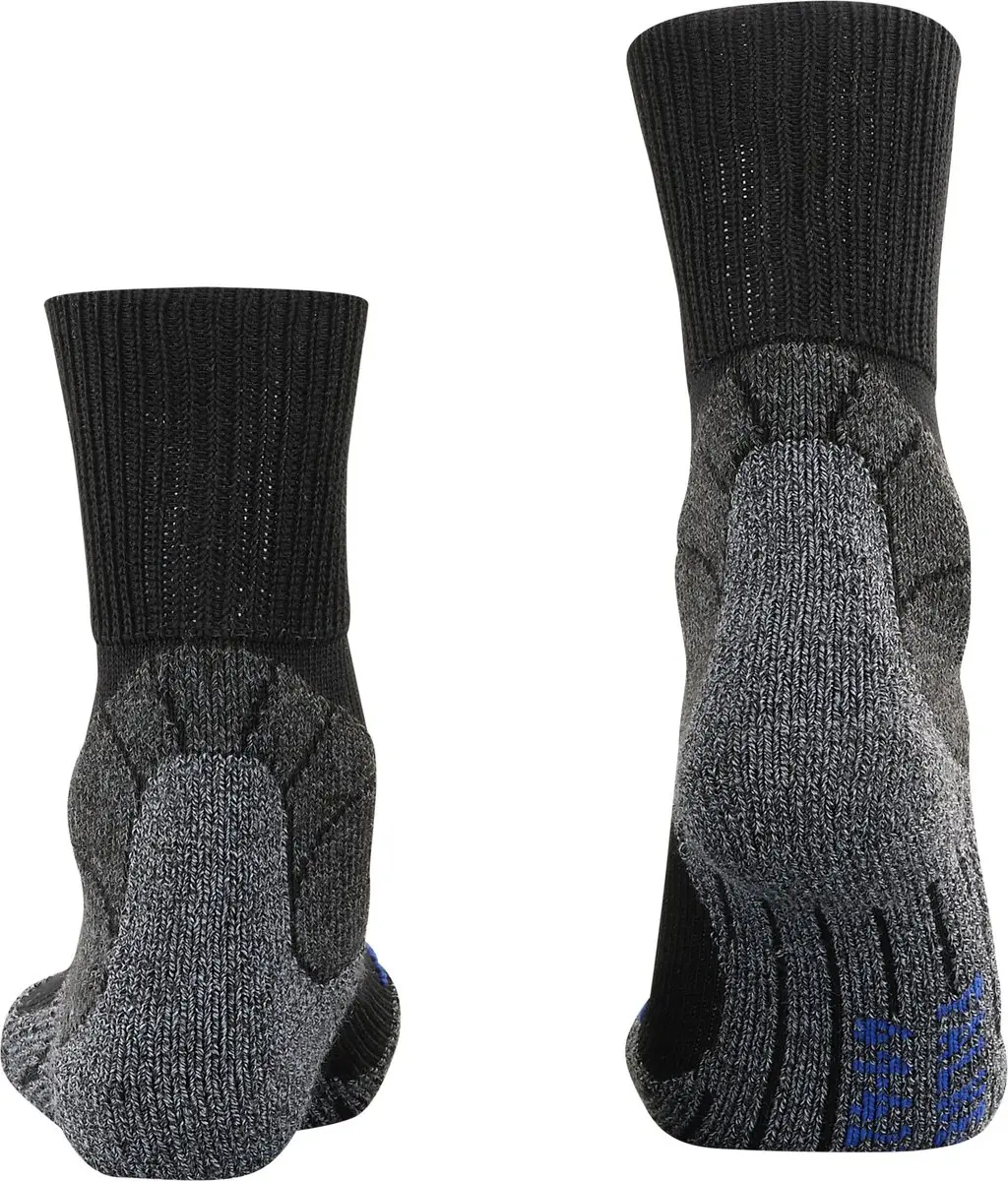 FALKE TK1 Cool anti-blaar dik lyocell functioneel materiaal wandelsokken heren zwart - maat 42-43 - afbeelding 3 van 6
