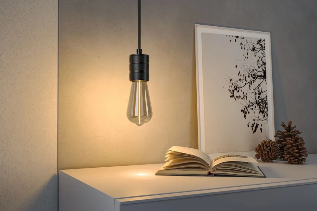 Paulmann Floating Shine LED-kolf E27 2,8W 90lm 1800K Rookglas