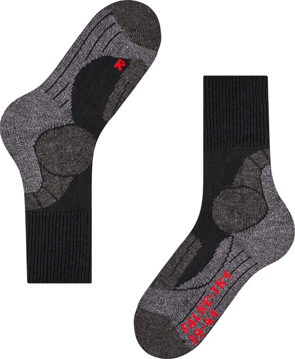 Falke TK1 Heren Wandelsokken - Zwart - 39-41 - afbeelding 3 van 6