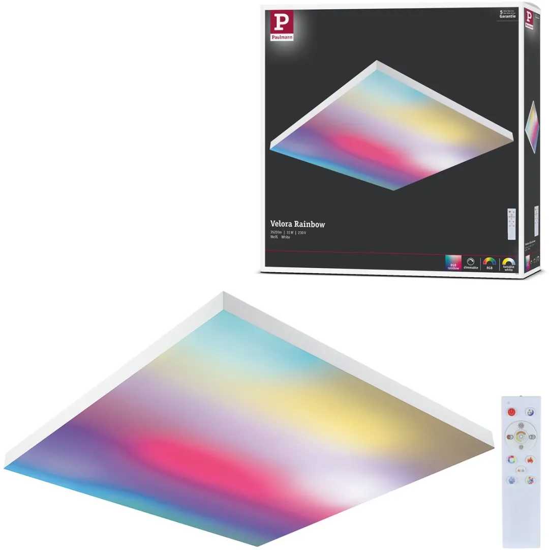 Paulmann Velora LED-paneel 595x595mm 31W RGBW