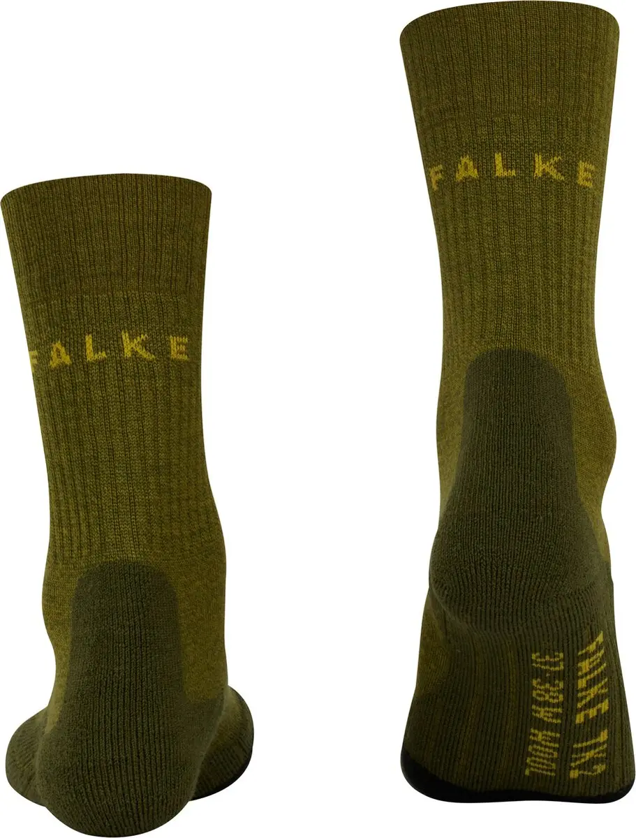 FALKE TK2 Wool Wandelsokken Heren - Groen - Maat 39-41 - afbeelding 6 van 6